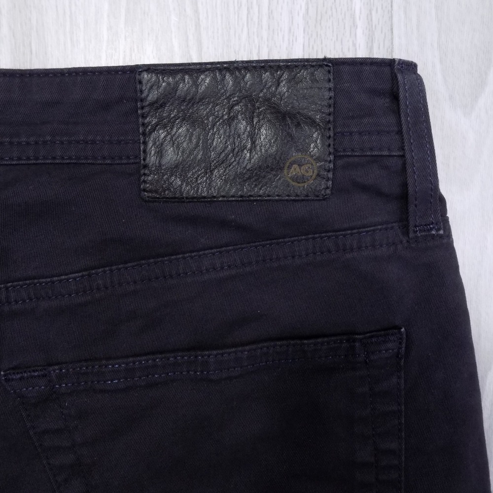 AG Adriano Goldschmied The Tellis Pants Mens 34R Navy Blue Modern Slim EUC - Picture 6 of 9